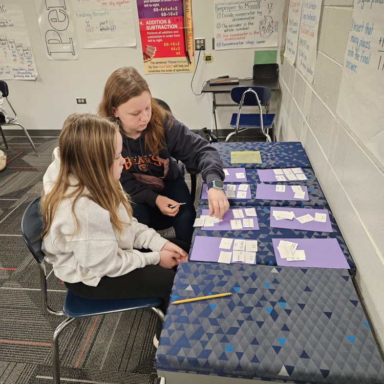JJHSWildcats's tweet image. Students in 6th grade practiced matching equivalent ratios in various forms. #d12proud #mathisfun