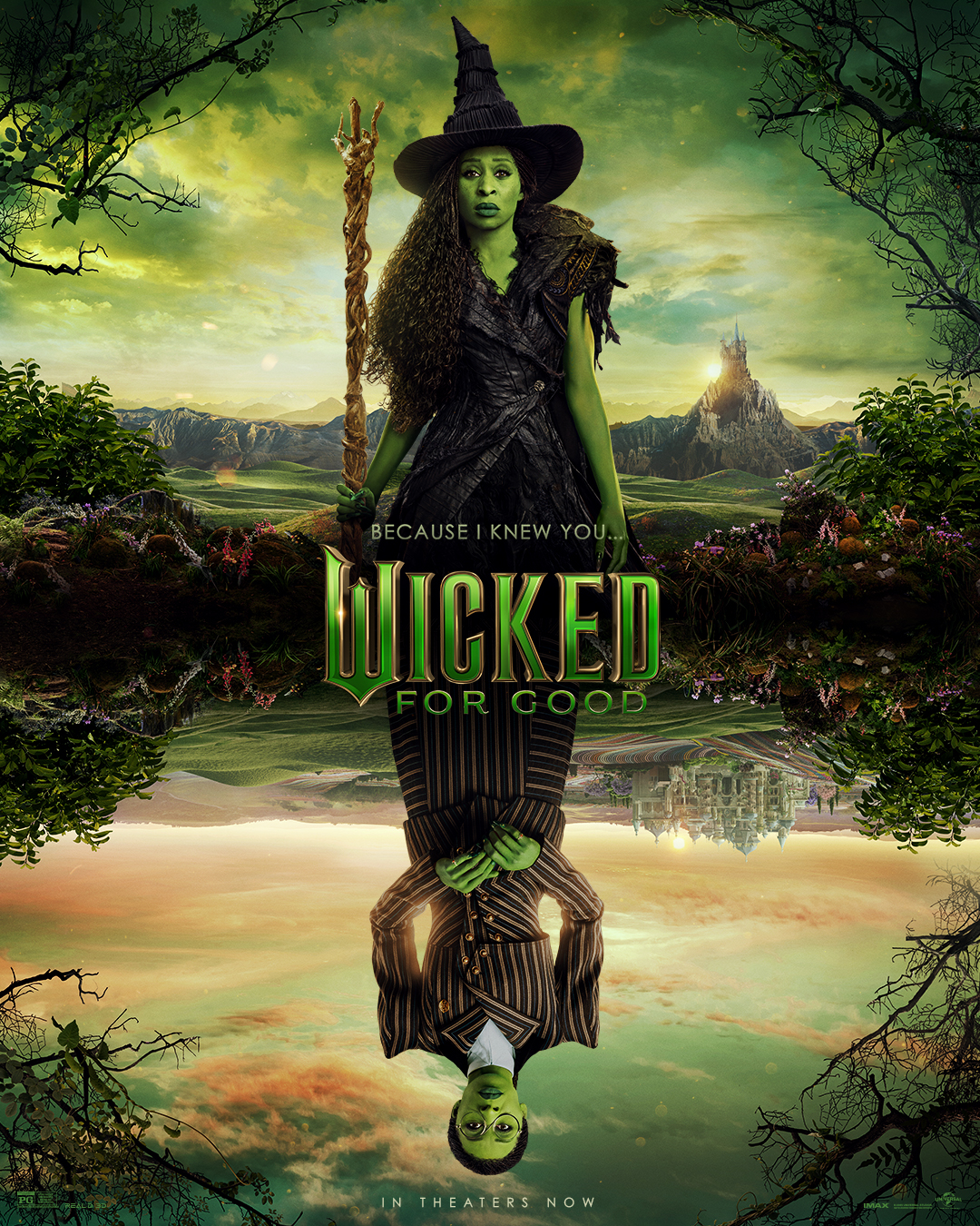 Nieuwe Wicked For Good karakterposter voor Fandango 