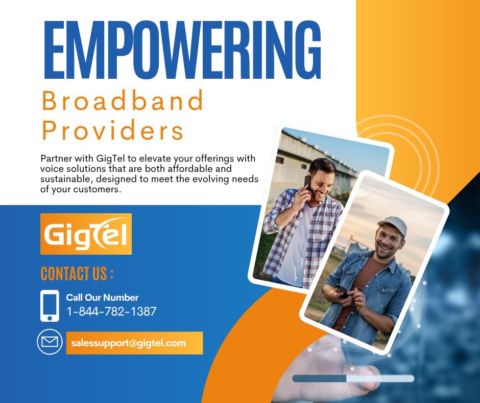 ⚡ Empower your brand. Empower your customers. Empower your future.

GigTel’s White Label Program helps broadband providers scale with reliable, affordable voice solutions — you own the brand, we power the platform.

👉 gigtel.com/partners/white…
