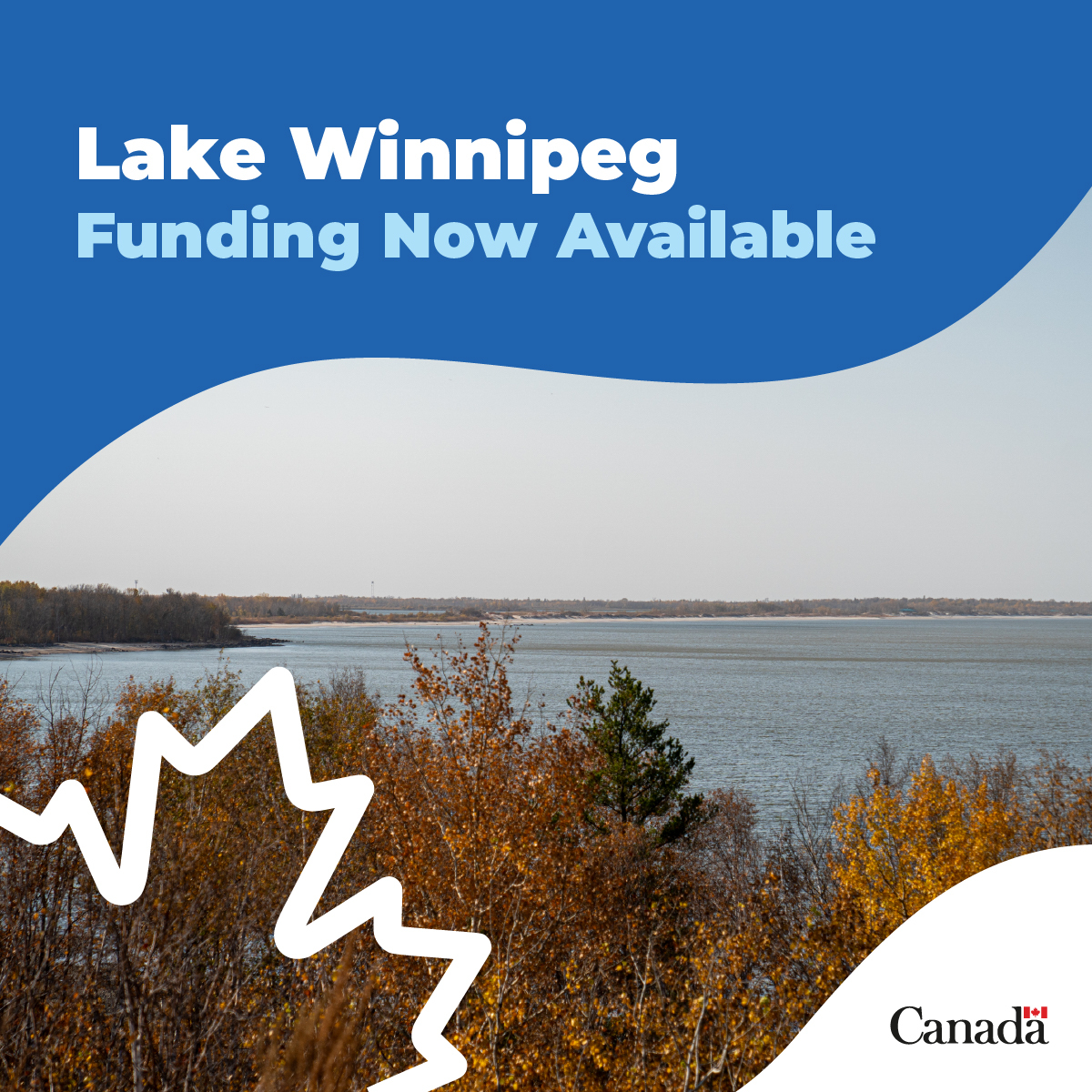 1/2 📢 Funding is available for projects that help improve the #WaterQuality and #ecosystem health of #LakeWinnipeg. Interested? See details below. ⬇️