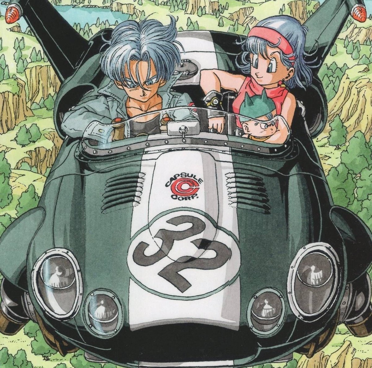 retro_anime's tweet image. Dragon Ball artwork by Akira Toriyama