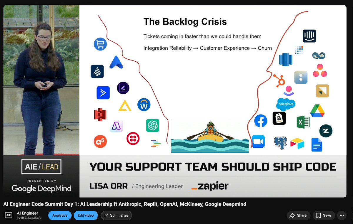 @aiDotEngineer @businessbarista @katelyn_lesse @AnthropicAI @pirroh @Replit (ライブツイートはできないのであまり話せませんが、あと1つ)
https://t.c