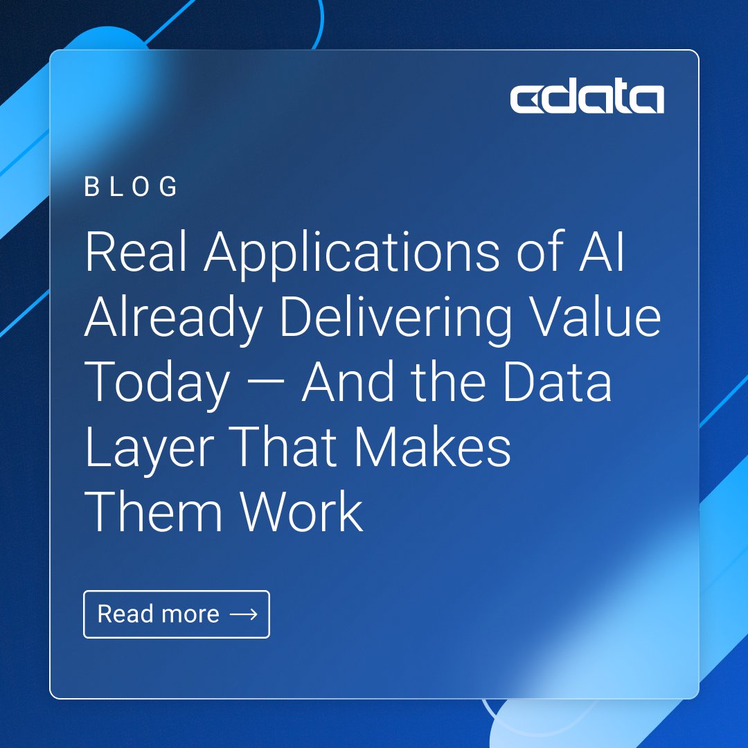 DayalBipin's tweet image. Pilot fatigue? If your AI can’t access the right data or systems, it won’t scal
 
The solution: A platform that connects your LLM to CRM, ERP, docs, workflows—governed, enterprise‑grade, in real time. 
 
See how @CDataSoftware and MCP make that possible: bit.ly/4oD137J