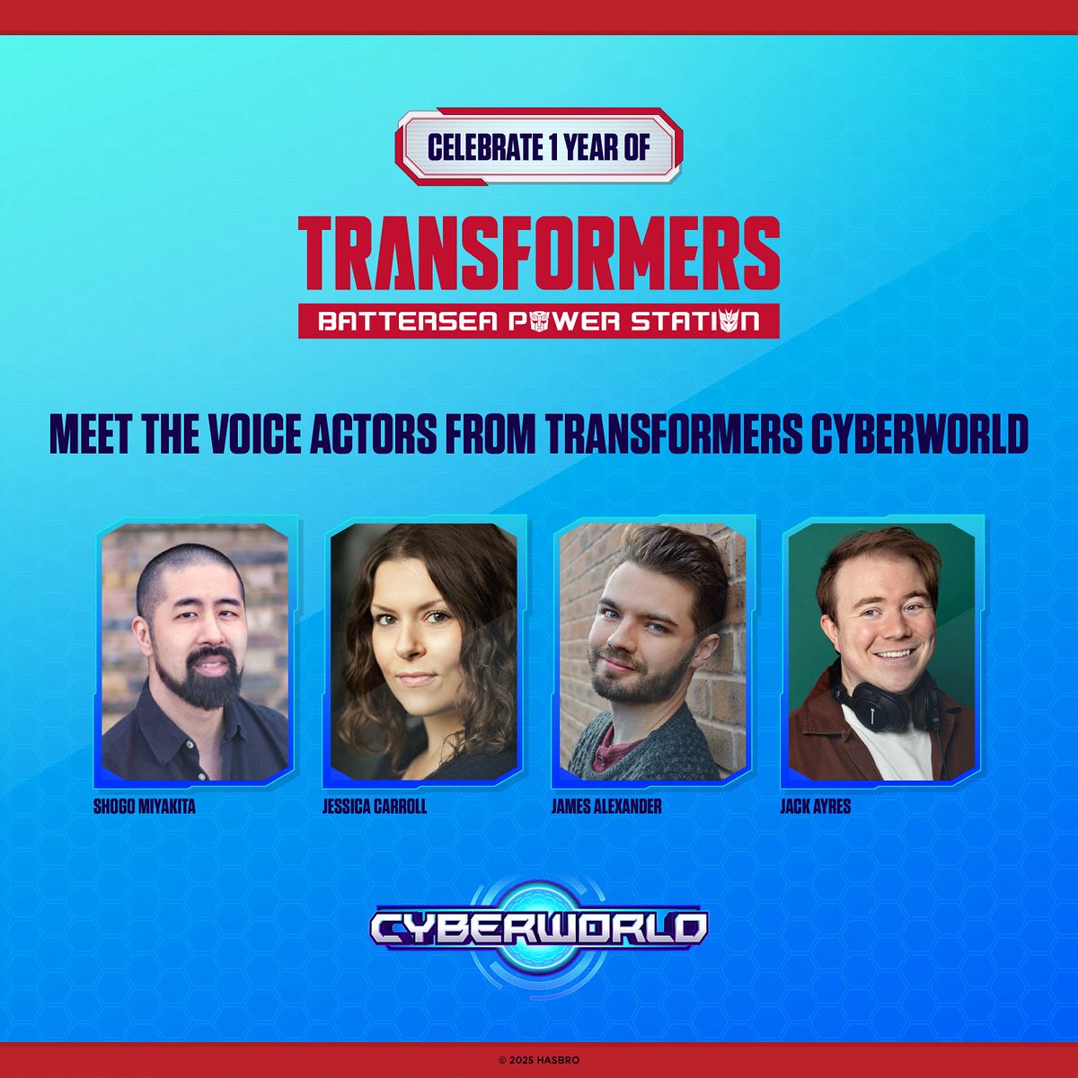 Transformers Fans! On 29th November, the cast of Cyberworld will be at Transformers Battersea, London, all day, meeting and greeting! Pop by, say hi, and commit acts of bravery in the name of CYBERTRON!!! 🤖 #maccadams