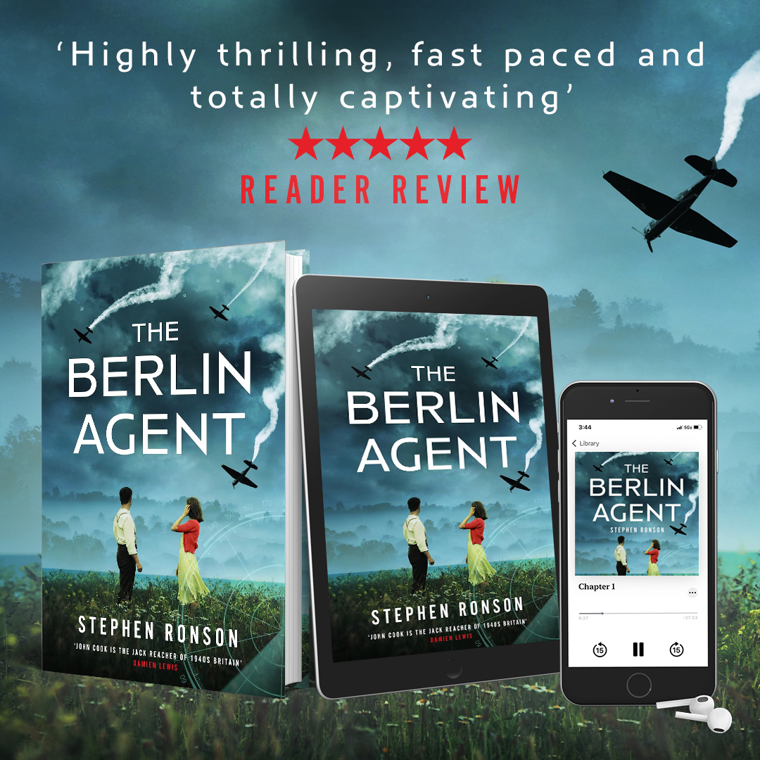 #goodreads #giveaway alert! My second book - The Berlin Agent - is on a giveaway for this week. 5 signed copies available in the US, prior to publication later in December. Check it out!

"John Cook is the Jack Reacher of 1940s Britain" Damien Lewis

goodreads.com/book/show/2144…