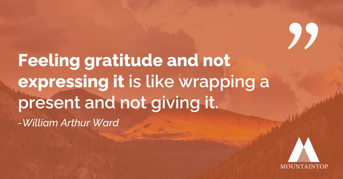 This month’s MTOP newsletter focuses on gratitude and taking the time to give thanks. What are some things you are thankful for? 
 
Read the full newsletter here: na2.hubs.ly/H0261100
 
#Newsletter #Gratitude