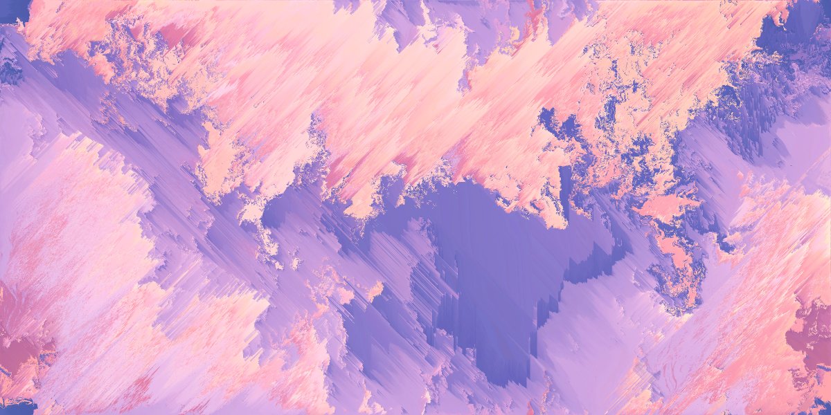 pixelform's tweet image. Terraformatting: Atmospheric Studies

1. 006 - Algorithmic image processing.
2. 017 - Algorithmic image processing.

phillipstearns.com

#digitalart #generativeart #creativecoding #langtonsort #NFT #phillipstearns