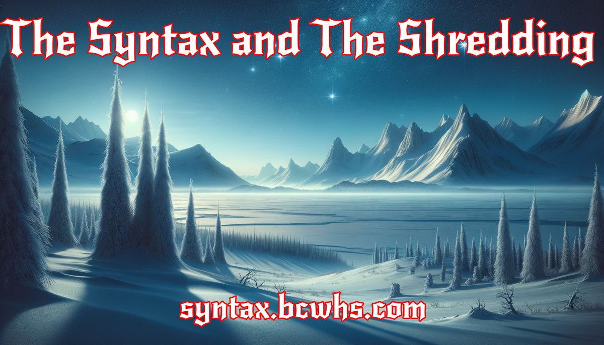 BCWHSecurity's tweet image. The Syntax and The Shredding Podcast: Season Two
Season 2 highlights include PowerShell, Diagnostics and Patching.
 
syntax.blackcatwhitehatsecurity.com/?season=2#Synt…
 
#Syntax #Shredding #Podcast #Video #Music