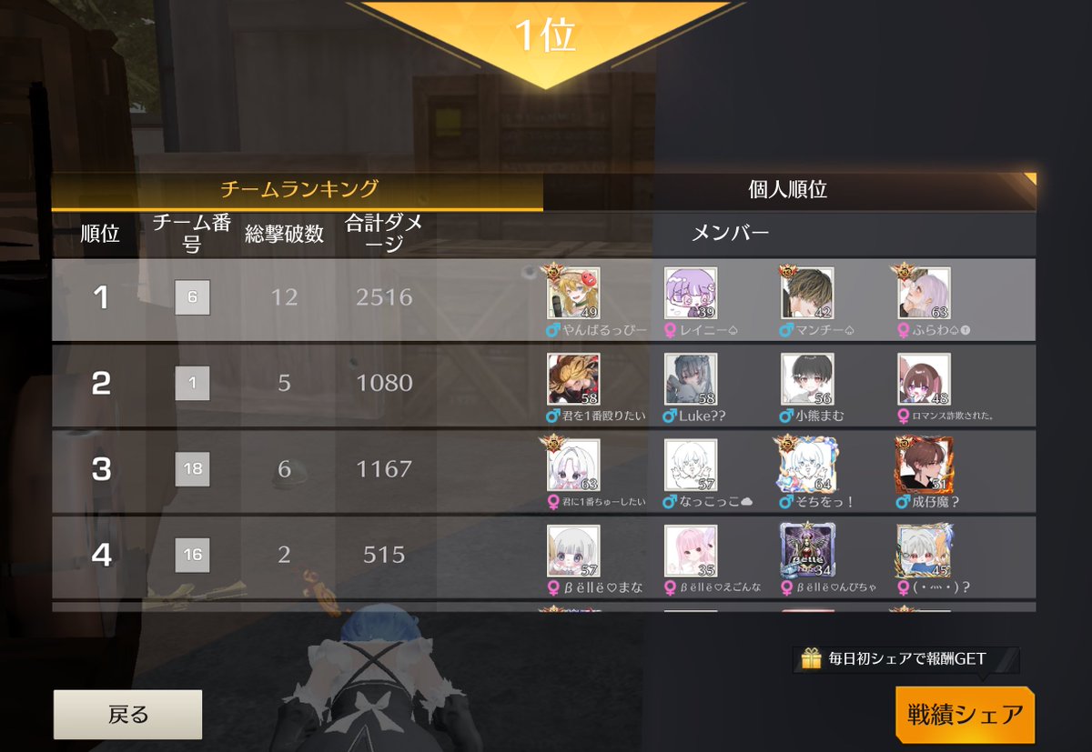 イツメン陣と！！！

グレあり楽しい💣
グレしか勝たん