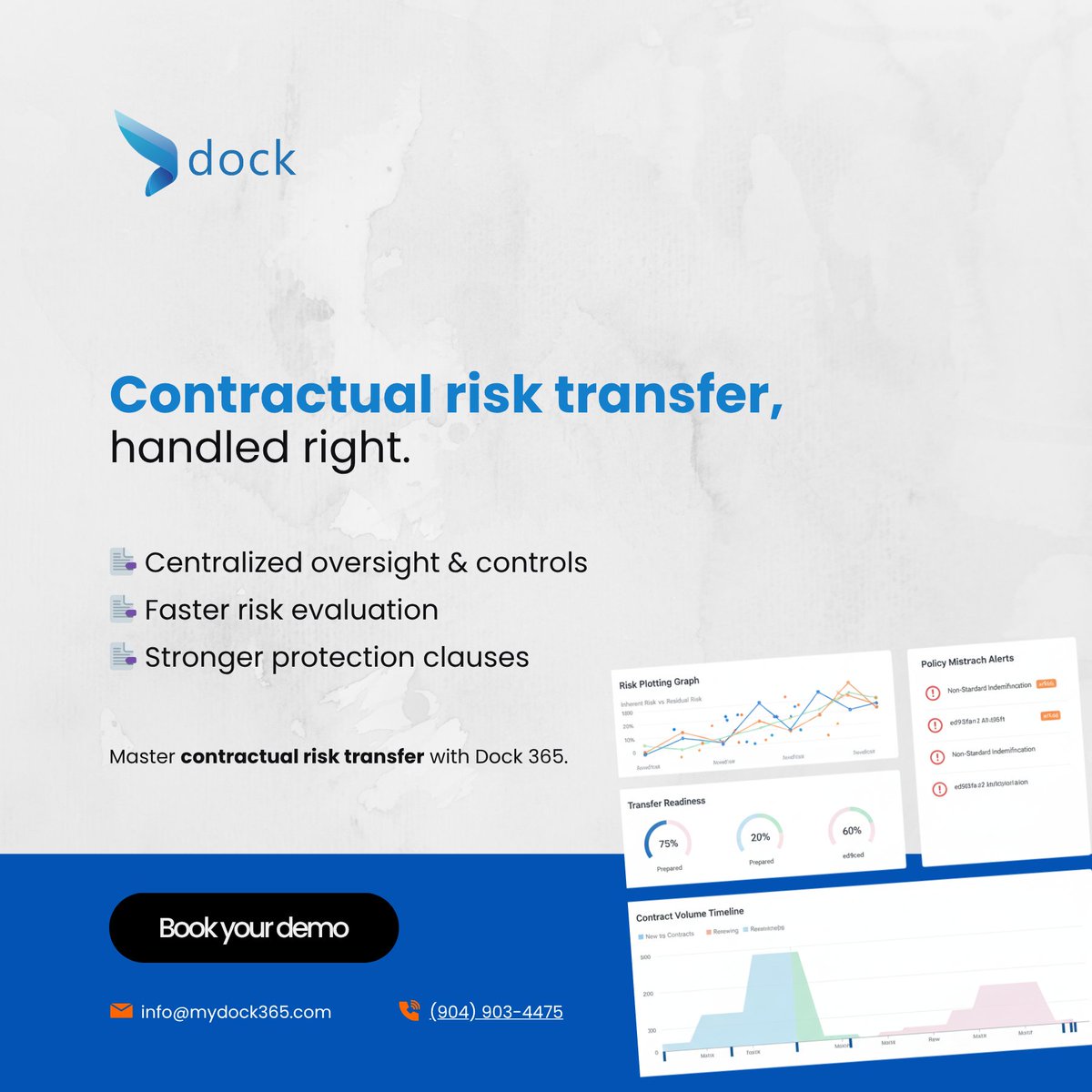 mydock365's tweet image. Contractual Risk Transfer ensures the right party assumes responsibility for potential losses, protecting your business from financial exposure, operational disruptions, and legal complications. 

Learn more: hubs.ly/Q03TtqSl0