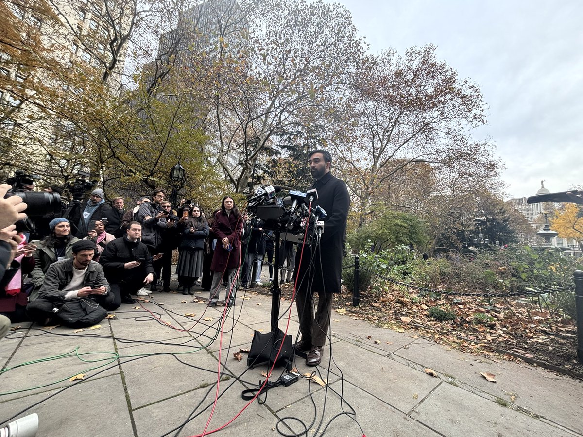 NEW: <a href="/ZohranKMamdani/">Zohran Kwame Mamdani</a> said his goal in meeting with <a href="/POTUS/">President Donald J. Trump</a> in Washington DC tomorrow is to highlight the affordability crisis in NYC. As to the possibility the President might try and embarrass him, he said: “I’m not concerned.” #NBC4NY