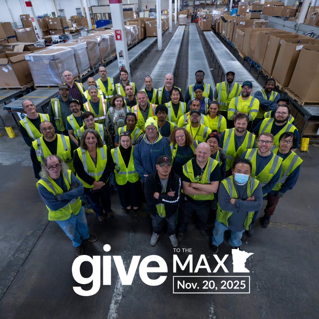Today is the final day to Give to the Max! To donate, visit hubs.la/Q03SK5zV0
Your Support Powers: A first paycheck and stable housing, job training, confidence, community, and long-term success
#GivetotheMax #Donate #Gift #Holidays #GetRepowered #ElectronicsRecycling #MN