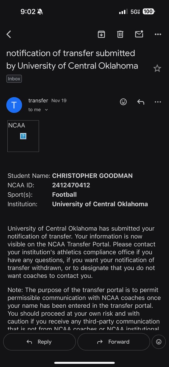 Chris Goodman tweet media