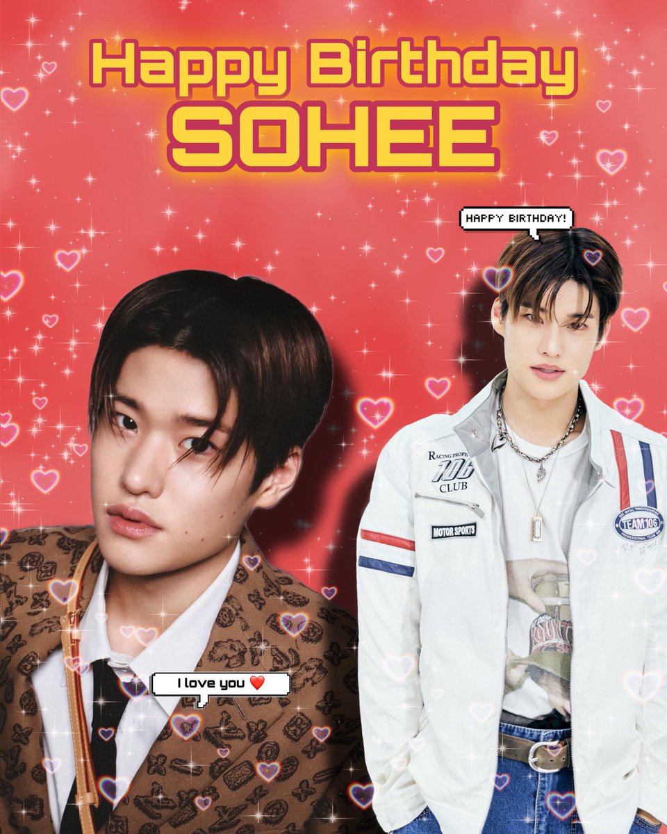 🧡💂‍♀️ Happy Birthday, Sohee 💂‍♀️🧡

Today we celebrate someone whose presence shines brightly—not just for his incredible voice that moves our hearts, but for the strength and positivity he brings to us and everyone around him.

Sohee, even from afar, you inspire us more than you