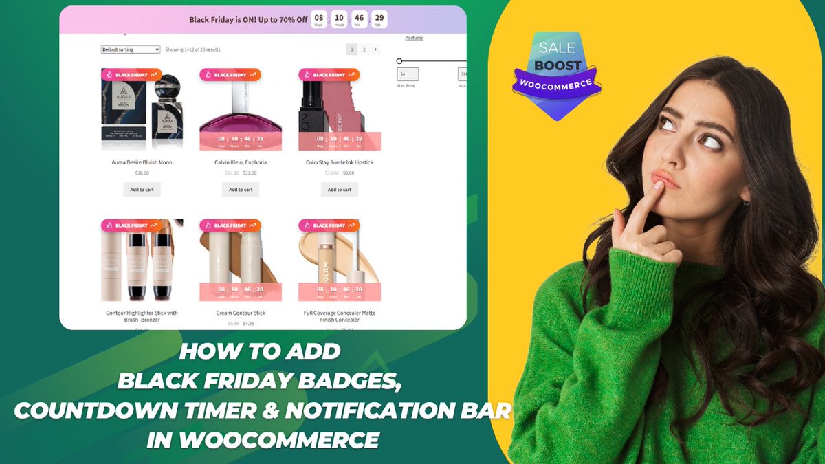 AsanaPlugins's tweet image. 🚀How to Add Black Friday Badges, Countdown Timer &amp;amp; Notification Bar in WooCommerce (Step-by-Step)🚀

✅Free 👇: 
🔗wordpress.org/plugins/easy-s…  

✅PRO👇 :
🔗asanaplugins.com/product/woocom…

#WooCommerce #wordpresstutorials #wordpress

youtu.be/9244_KK7TsE