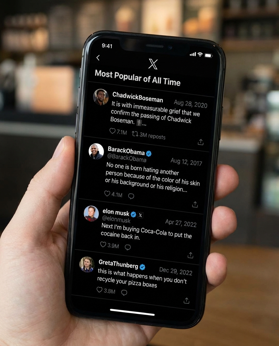 1)利用搜索生成接地图像。
该模型现在可以搜索 Google 并使用搜索结果来指导生成(具有令人印象深刻的长文本渲染能力)。
“屏幕上显示着有史以来最热门的推文”
“一份介绍巴黎巧克力爱好者必去的三个地方的传单”