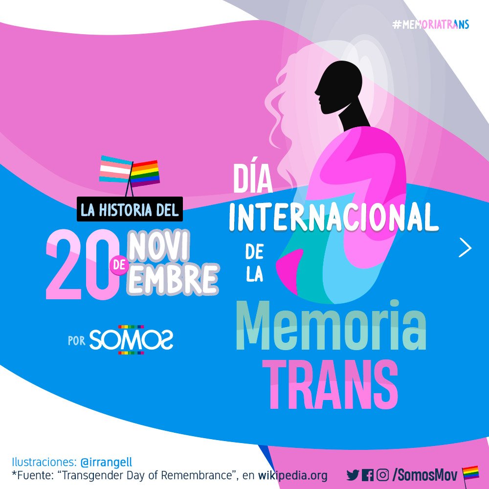 Hoy es el día de la #MemoriaTrans 🕯️🏳️‍⚧️ un hito en el calendario para recordar nuestrxs hermanxs víctimas y sobrevivientes trans de odio y violencia por prejuicio transfóbico.