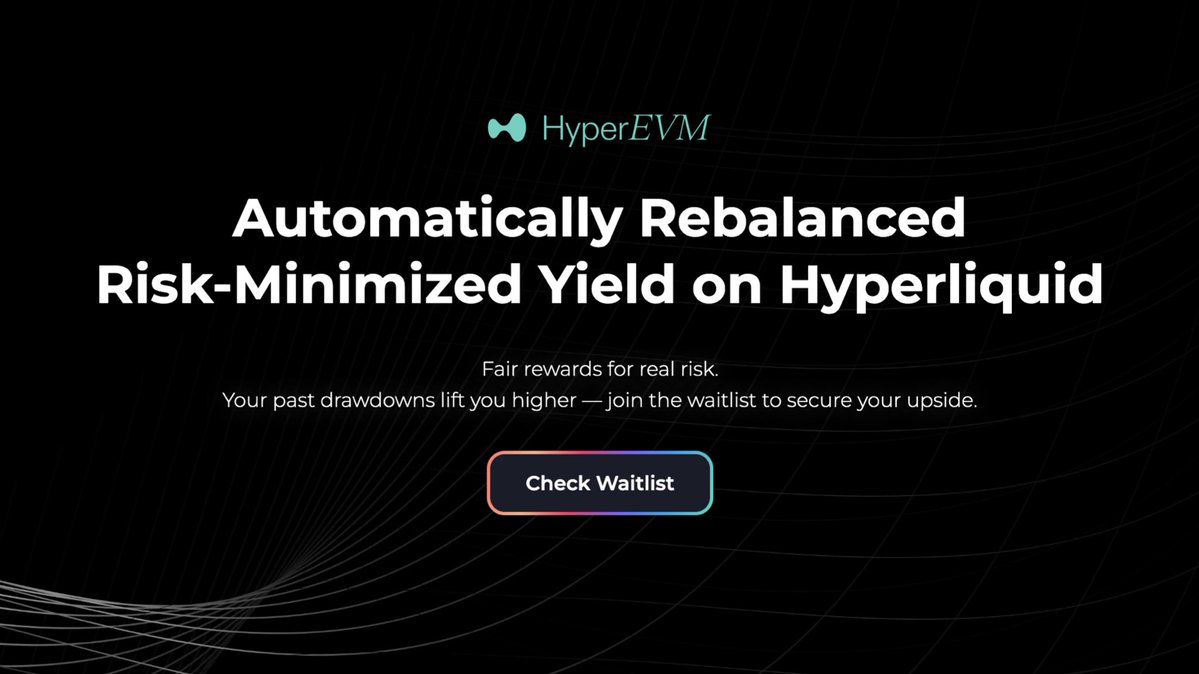 xd_protocol's tweet image. After a long hibernation, our waitlist goes live next week.
A small gift to the Hyperliquid traders who took real risk when it mattered.

If you survived the drawdowns, you’re first in line.