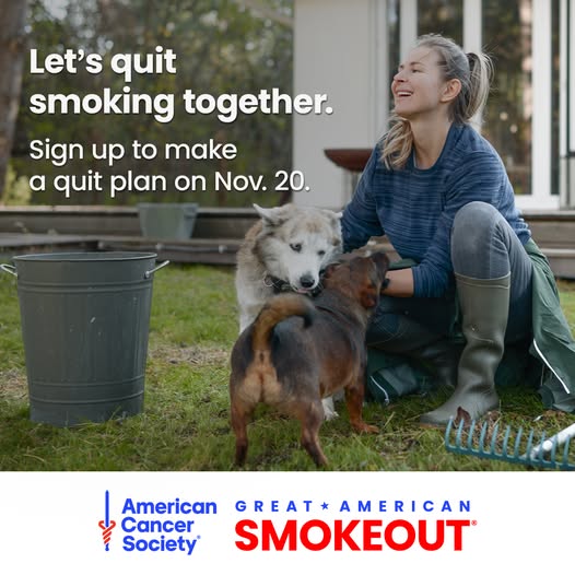 Join the Great American Smokeout and take the first step toward a smoke-free life. Every quit attempt matters and today could be yours. Need support? Contact the Ohio Quit Line at 1-800-QUIT-NOW for the resources and support you need to make today the day you quit smoking.