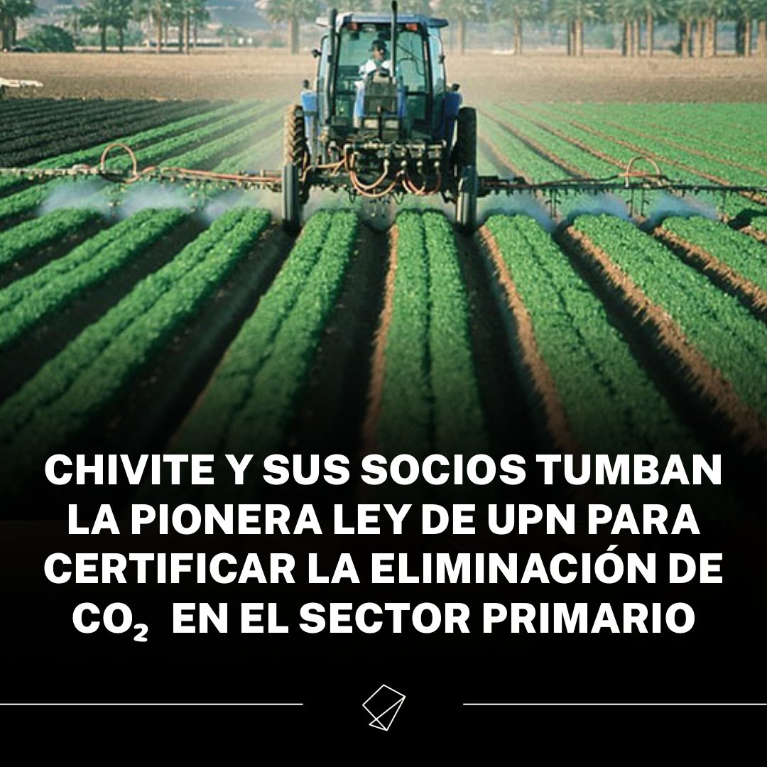 upn_navarra's tweet image. ✅ Hemos impulsado en el #Parlamento la primera ley en España para certificar la eliminación de CO₂ en el sector primario.

A Chivite y sus socios se les llena la boca hablando de foralidad, pero se han escondido detrás de Bruselas para no hacer nada.

Miguel Bujanda: “Nuestros