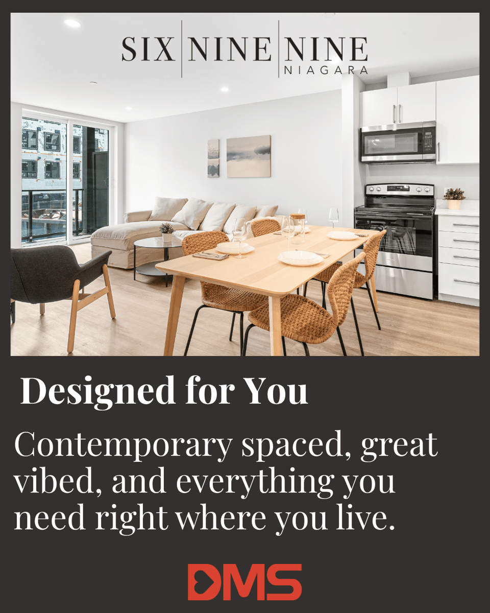 Thinking about apartment living in Welland? 
Life at 699 Niagara Street is more than just a place to live. Enjoy modern suites, convenient amenities, and a welcoming community in the near Niagara. Book a tour today! loom.ly/ESyKw8U