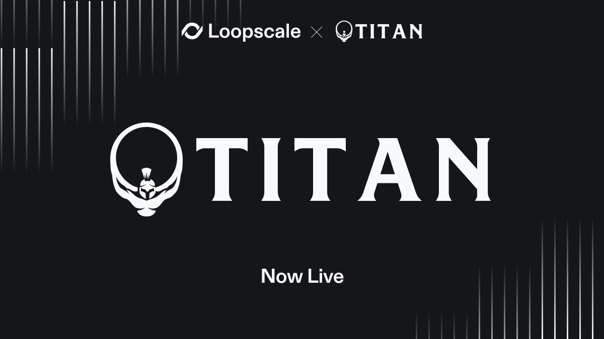 Loopscale's tweet image. Loopscale can now route through @Titan_Exchange to find the best possible swap prices for opening and closing Loops.

Titan will also track an address&apos;s volume through its platform when Loops route through them.

Titan routing, now available for Loops on Loopscale.