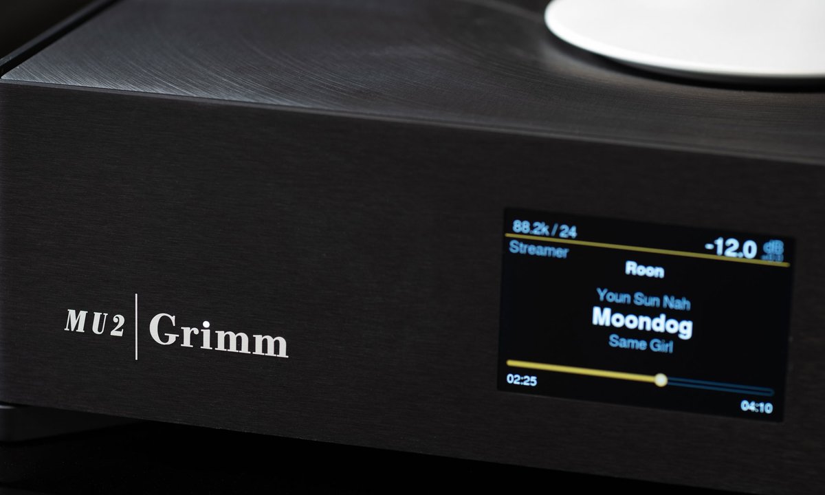 BIG FIRMWARE HIKE FOR MU1 AND MU2 STREAMERS
With added support for UPnP and Tidal Connect, it’s now possible to use the <a href="/grimmaudio/">Grimm Audio</a> MU1 and MU2 with network streaming sources other than Roon.
Further info: tinyurl.com/rpkk2jpk