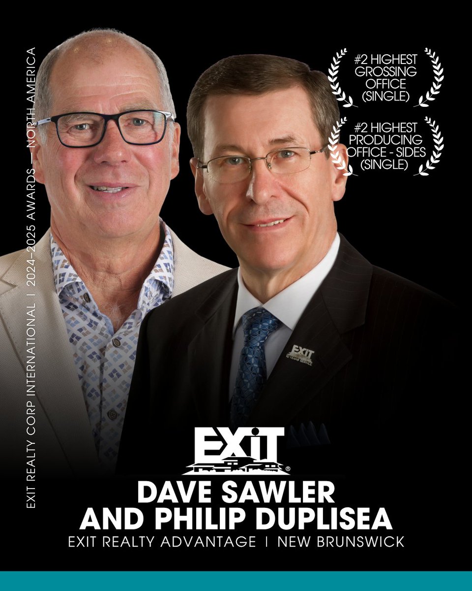 exitrealtycorp's tweet image. A HUGE congratulations to our Top 5 Highest Grossing Offices (Single) and our Top 5 Highest Producing Offices – Sides (Single) in North America for 2025! A special nod to Parise Cormier for claiming the # 1 spot in both categories for the 3rd consecutive year! #exitrealty