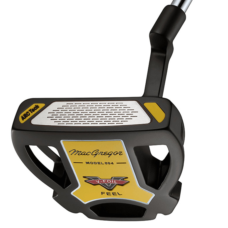 tvgolfcentre's tweet image. MacGregor V-Foil #4 Putter Putter - Mallet Shape with a milled face for improved roll, using ARC technology. Fitted with a premium standard size putter grip. Only £59.99 with FREE UK delivery tonyvalentine.com/macgregor-v-fo… #golf #putter