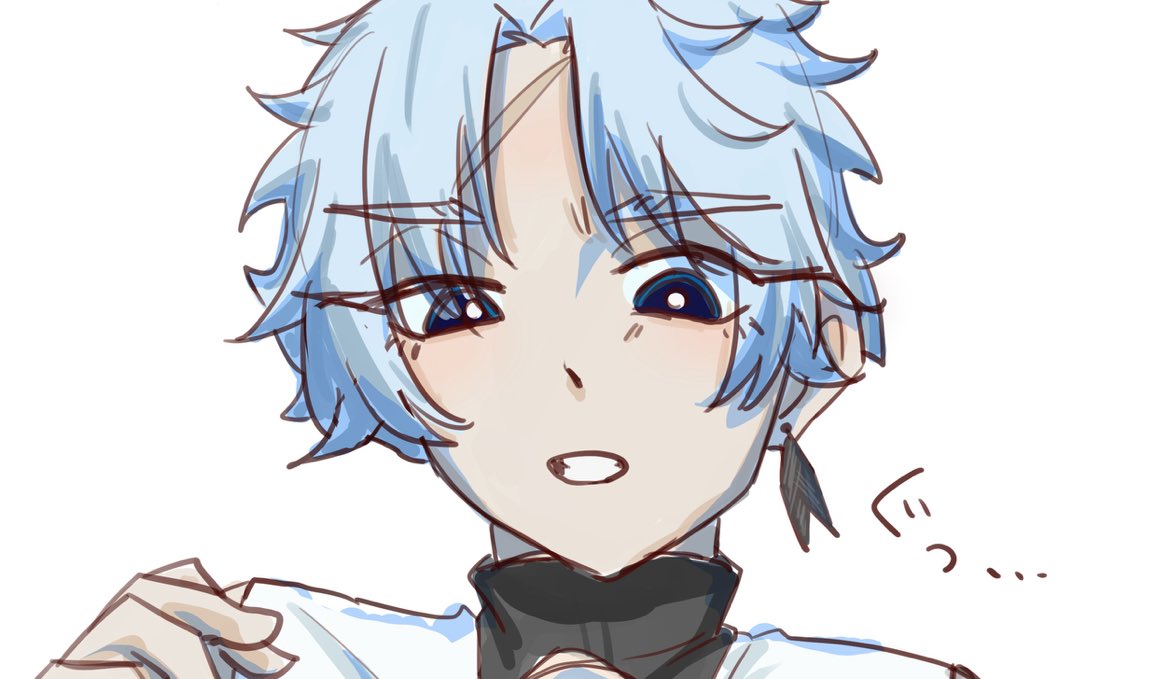 kanzakiyome_'s tweet image. 書いてもらった藤堂さんと私の夢小説のファンアだけどいい感じに描けたので藤堂さんだけあげよ