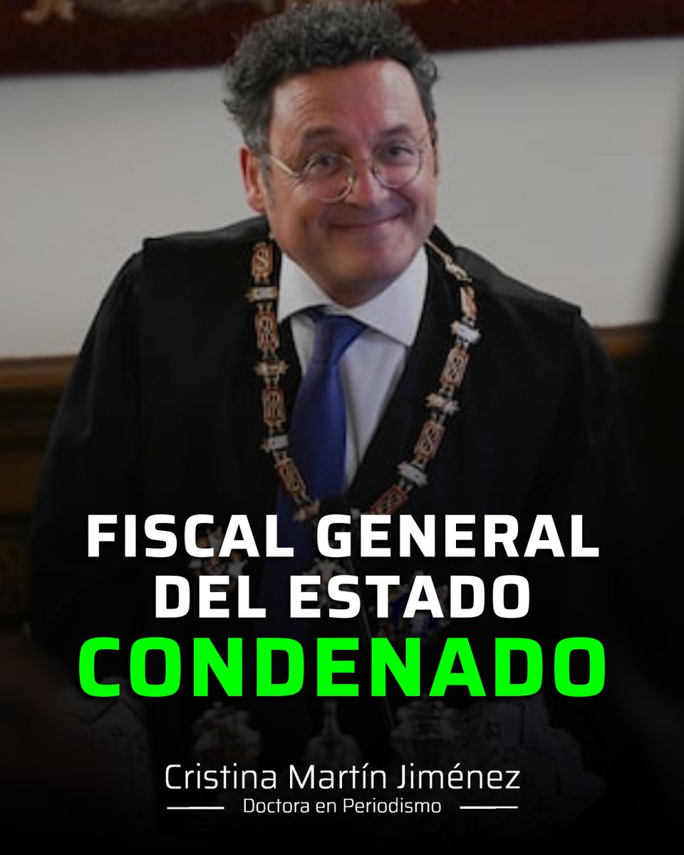 El Fiscal General del Estado, Álvaro García Ortiz, ha sido condenado a dos años de inhabilitación y a una multa de 7.200 euros por revelación de secretos. Y, sin embargo, el país continúa como si nada. Que el máximo responsable de garantizar la ley haya vulnerado la ley no es un