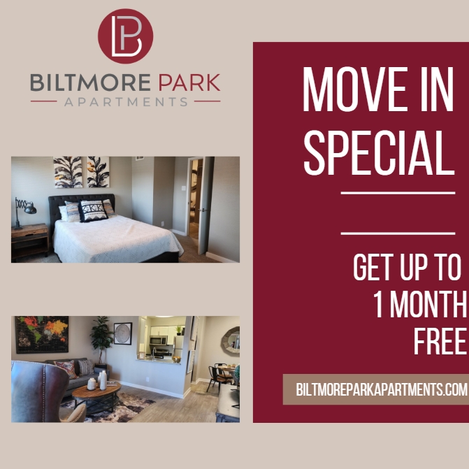 biltmoreparksa's tweet image. Looking for your next dream home? Move in by the end of this month and get ONE MONTH FREE! 🎉 Don't wait, your perfect home is just a call away! Hurry, this offer won't last! #HomeSweetHome #MovingDeal