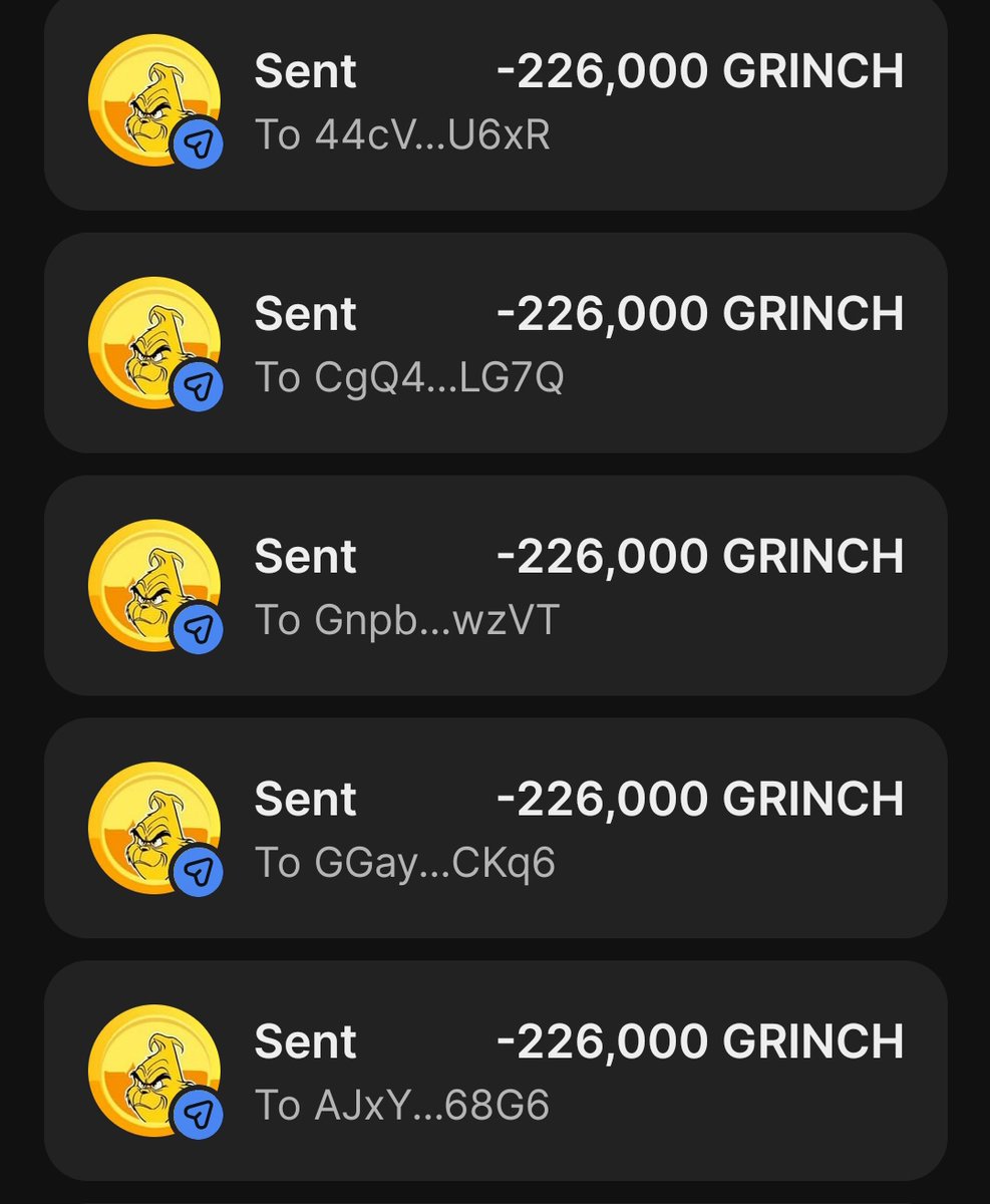 Every wallet gets  226.000 $GRINCH

Just drop your $SOL address

Follow <a href="/grinchtoken2026/">Grinch Token</a>
 &amp; RT 🔄

200 First 👇⏳