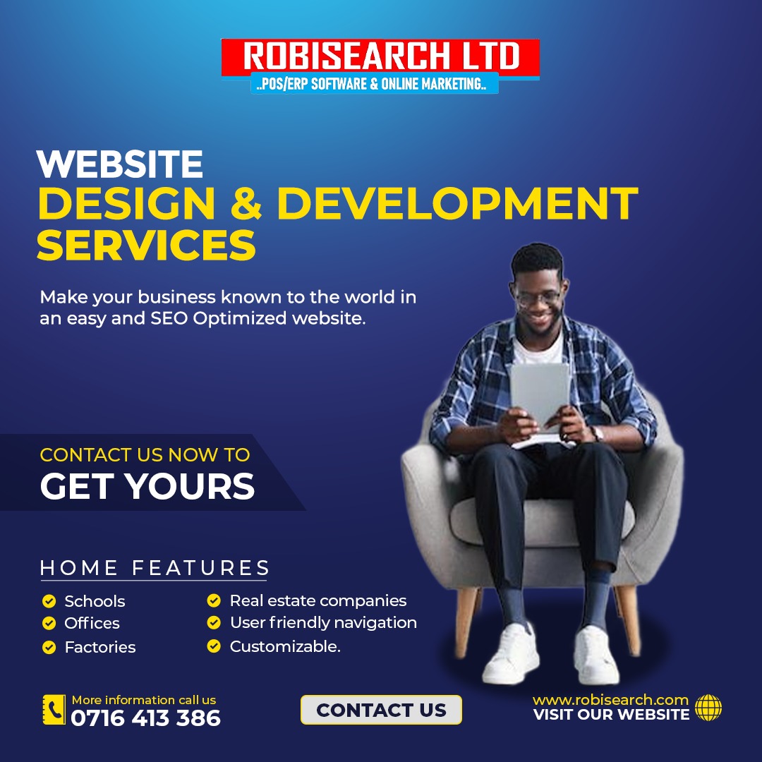vuma_trends's tweet image. Having a website means customers are always able to find you – anytime, anywhere!

Robisearch ltd specializes in crafting highly functional websites that are designed to help businesses grow and succeed online!

📞0716 413386 

#MUFC Ian Wright Pogba Sanchez Martin Odegaard