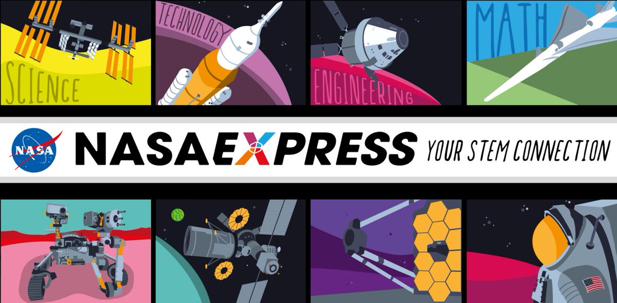 LearnWithNASA's tweet image. The NASA EXPRESS newsletter is back with your favorite weekly round-up of student challenges, informational webinars, STEM resources &amp;amp; opportunities, and more! 📬

👀 Get a look at the latest: conta.cc/4mOfPat
📨 Subscribe: bit.ly/3prmSOm