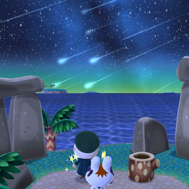 mimo_MiRyo's tweet photo. ポケ森で流れ星の夜は初めて見た🌠 https://t.co/y7w6f3qdHY