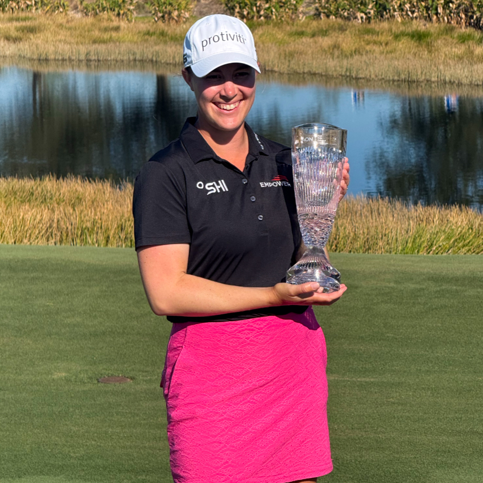 Congratulations to <a href="/jenniferkupcho/">Jennifer Kupcho</a> for circling the field and claiming the #AonRiskReward Challenge trophy. A season full of bold, decisive swings on the <a href="/lpga_tour/">LPGA Tour</a>—and a clutch birdie-eagle finish—launched her straight to the top of the leaderboard.

We love seeing players