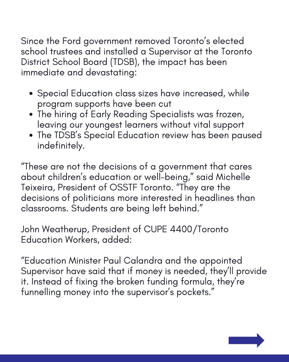ElemTeachersTO's tweet image. The @fundschoolson Coalition Condemns #Bill33 as an Anti-Democratic Power Grab that Harms Students