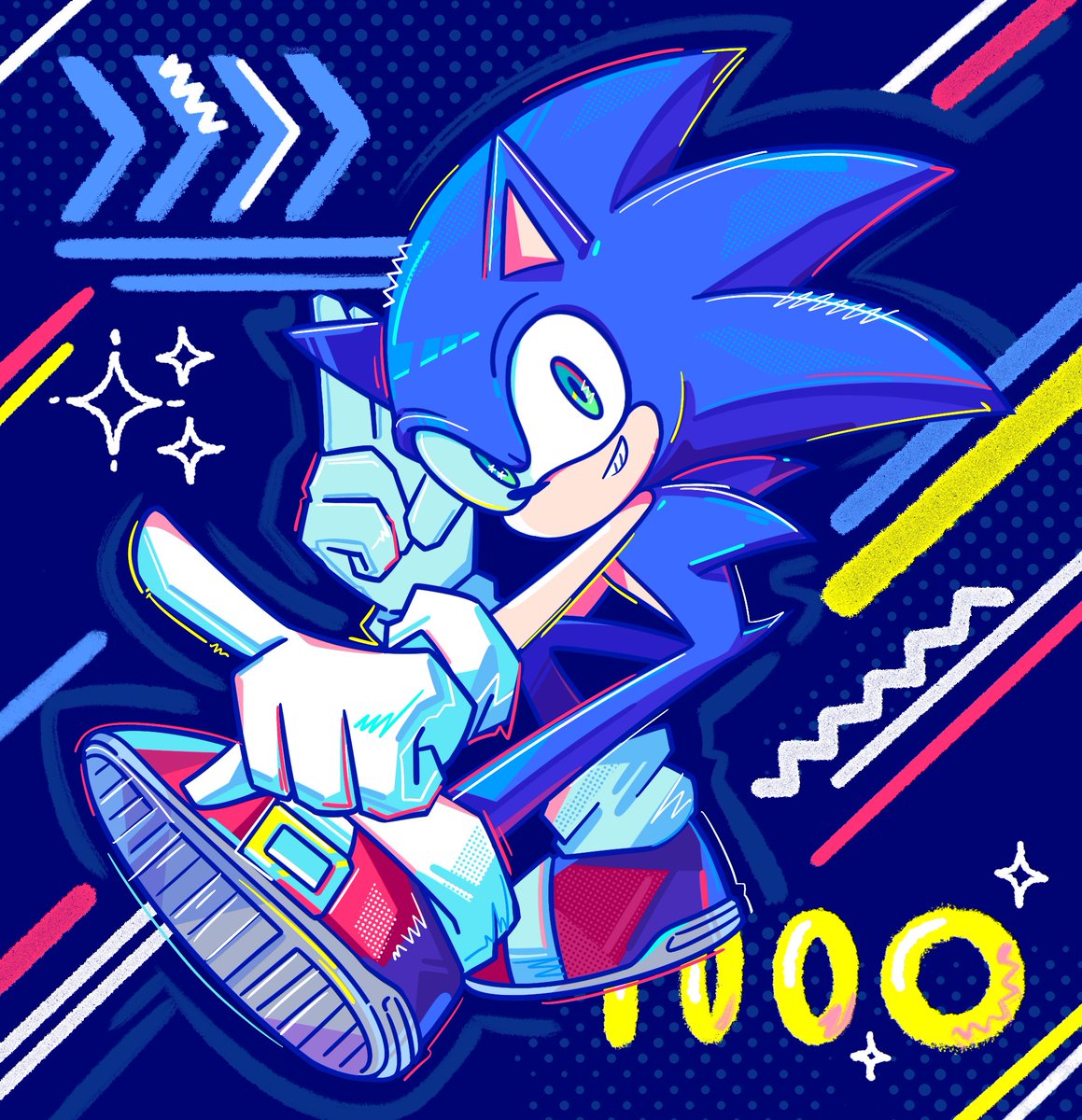 190_ruS2eart's tweet image. ☺️💙✨️ #SonicTheHedgehog
