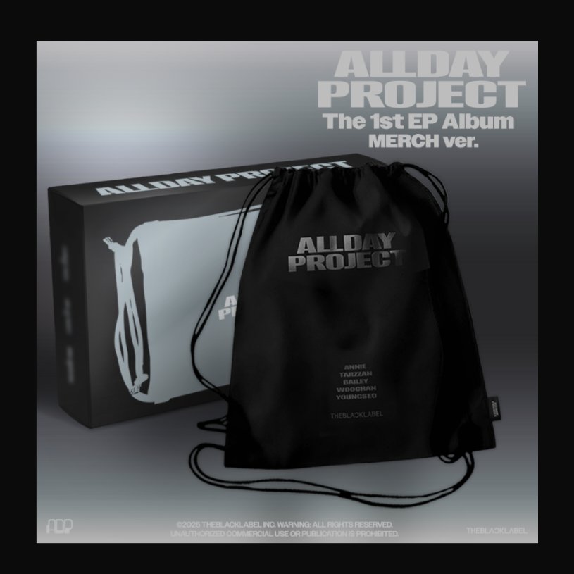shopchelonline's tweet image. wts lfb preorder #PHGO
ALLDAY PROJECT The 1st Ep. Album Merch Ver. Drawstring Bag
🛒2,300.00each(all in)+lsf
DP: 50% PAYO
RB: Flexi Payment; NETA
❤️PATIENT BUYERS
📌Box Updates on FB page