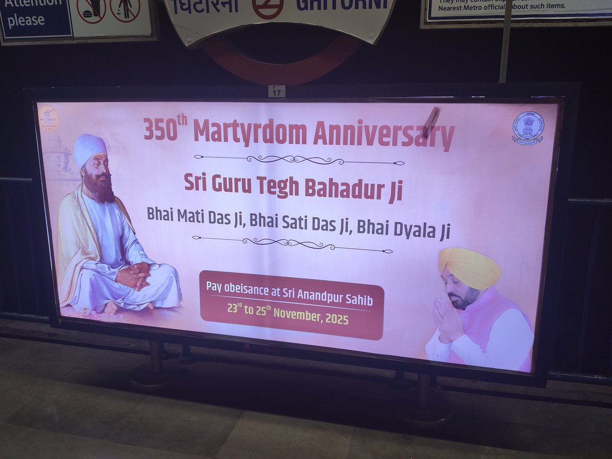 ROBINSINGHCA's tweet photo. @BhagwantMann @AAPPunjab 

Greta work done .dhan Guru Tegh Bahadur Sahib. https://t.co/n2PmCPW5RM