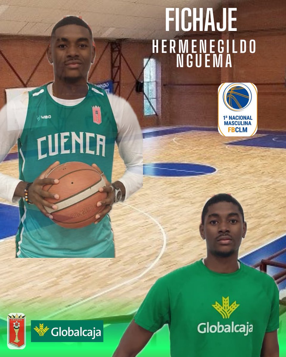 ✍️FICHAJE: HERMENEGILDO ESONO NGUEMA

El CB Cuenca Masculino se complace en anunciar la incorporación de Hermenegildo, nuevo jugador de nuestro primer equipo para la presente temporada.

Bienvenido, Hermenegildo 💚

@somosglobalcaja #globalcajaconeldeporte