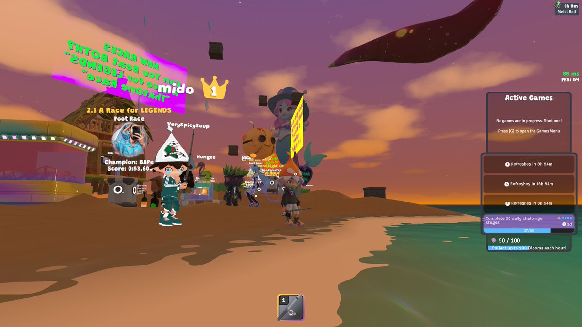 New Weekly Socials LFI ! <a href="/niftyisland/">Nifty Island 🏝</a> 

Legend <a href="/Mido_mo7a/">محمد Mido</a> as my fishing buddy 🏝️