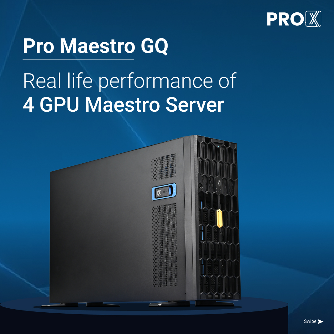 prox_pc's tweet image. The Pro Maestro GQ lets you build it your way.

Tested with NVIDIA H200 GPUs, it delivers strong inference performance and can be configured for your LLMs or research workloads.

Build your setup: tinyurl.com/proxpc

#ProXPC #AIserver #MadeInIndia