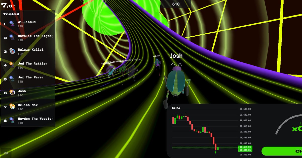 Bluekiddocoo's tweet image. Roach Racing Club Phase III:Ignition空投正式开始；目前正式激活Reactor，反应堆可以提升奖励并且解锁XPR在Arcade模式中。这些积分在未来可以兑换成MTGN代币的空投奖励和其它。如果你本身有Lootbox的NFT，还能有20%的加成。

注册链接：roachracing.club/0x57f28cA85588…

目前NFT的购买渠道分别是在Magic…