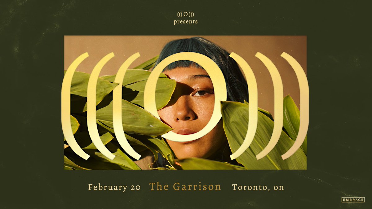 JUST ANNOUNCED: Filipino-American experimental R&amp;B artist ((( O ))) is coming to The Garrison on Friday, February 20!
ON SALE: Fri, Nov 21 | 11AM
🎟️: ticketmaster.ca/event/10006373…