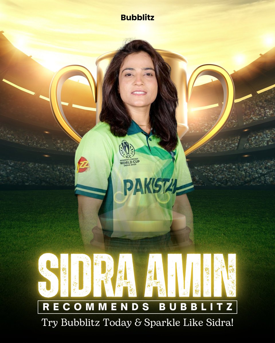theBubblitz's tweet image. Pakistani women’s cricket star Sidra Amin is loving the Bubblitz experience—and so will you! 🏏💧

From sleek, easy-to-use sparkling water makers to convenient CO₂ cylinder refills.

💻 Check it out: bubblitz.com 

#Bubblitz #sparklingwater #sidraamin #pakistanstartup