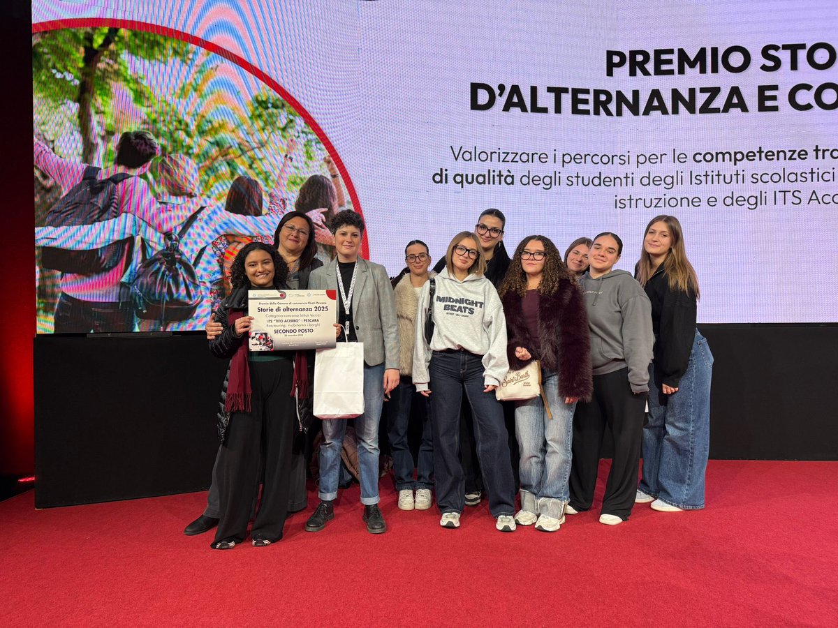 acerbosocial's tweet image. Eco-turismo e rinascita dei borghi: la 5B TUR protagonista! 🏔️
Sviluppate competenze #GreenComp e #DigComp per l&apos;innovazione in #Abruzzo.
Un grazie a Endas Abruzzo e alla tutor Francesca Gallorini per la preziosa co-progettazione. 🤝
#Scuola #pescara #fsl #TitoAcerbo