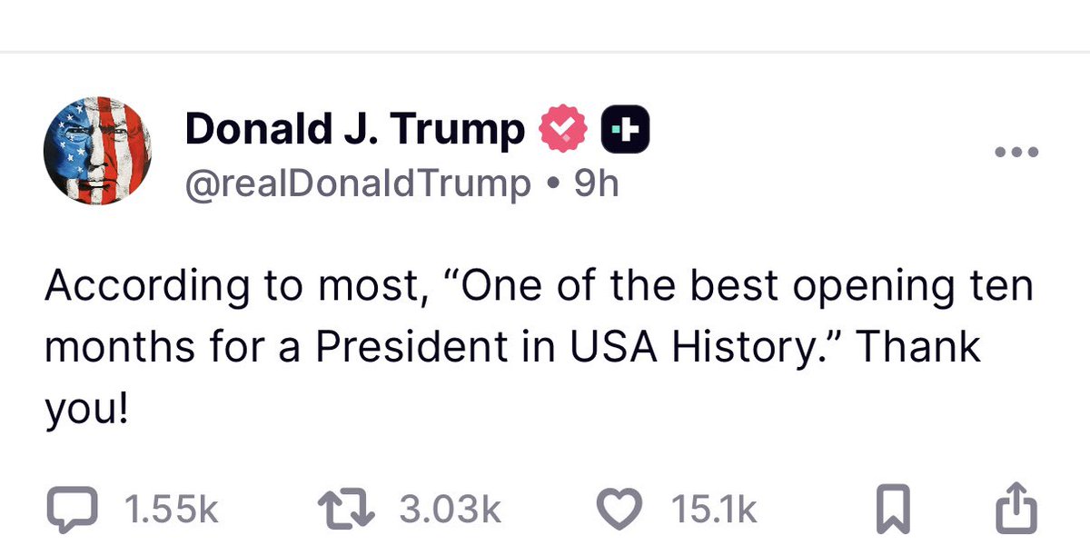 jaketapper's tweet image. POTUS on social media in the last few hours: 

* Calls for prosecution of Democrats who advised troops to not carry out “illegal orders”;
* Calls for network to fire comedian who makes fun of him;
* Posts AI video of him kicking ball a soccer star
* random quote praising himself