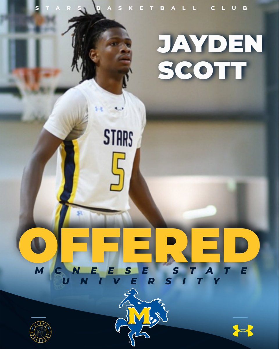 Congratulations to 2026 guard, Jayden Scott, on receiving an official offer from McNeese State University! ⭐️